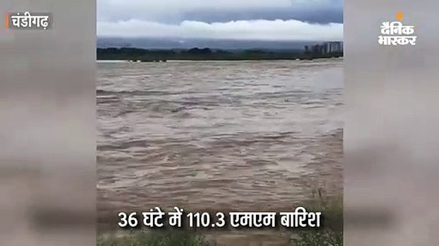 36 घंटे में 110.3 एमएम बारिश, नदियों के पानी से कई गांव डूबे, पशु बहे, कुराली में तीन मकान गिरे