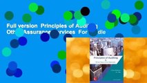 Full version  Principles of Auditing   Other Assurance Services  For Kindle