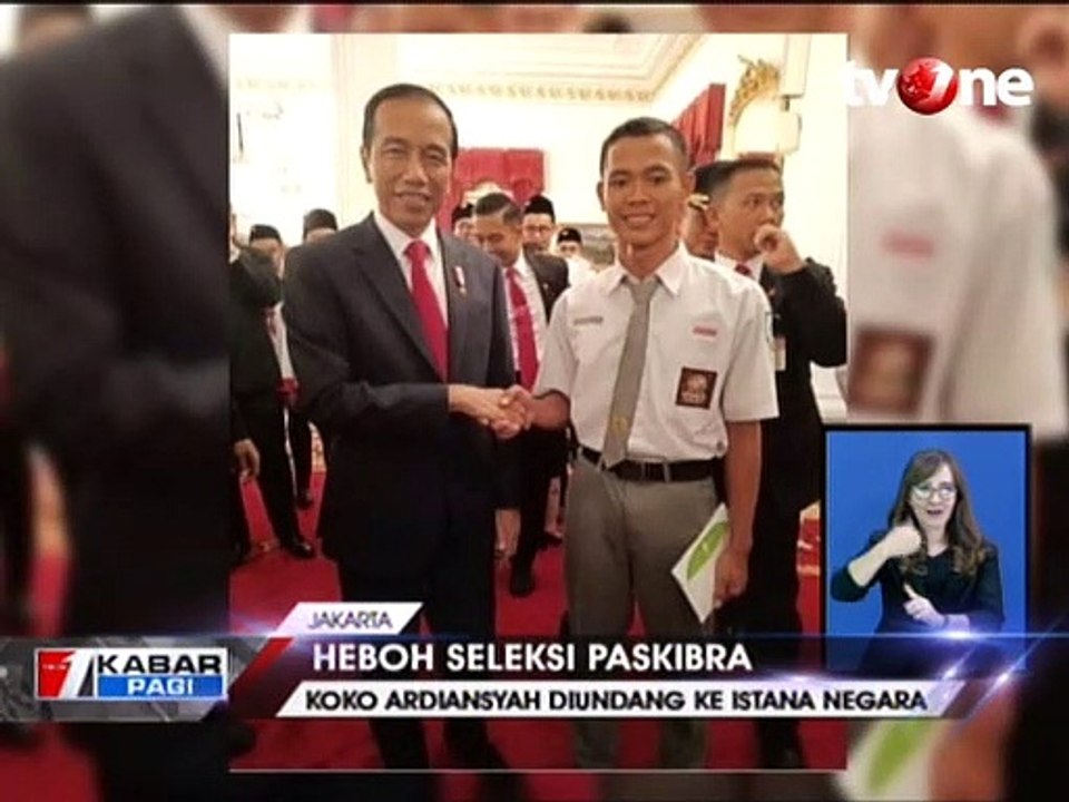 Batal Jadi Paskibra, Koko Ardiansyah Ketemu Jokowi di Istana