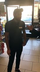An Indian apologizing after yelling "Modi Zindabad" to a Kashmiri at 7-Eleven