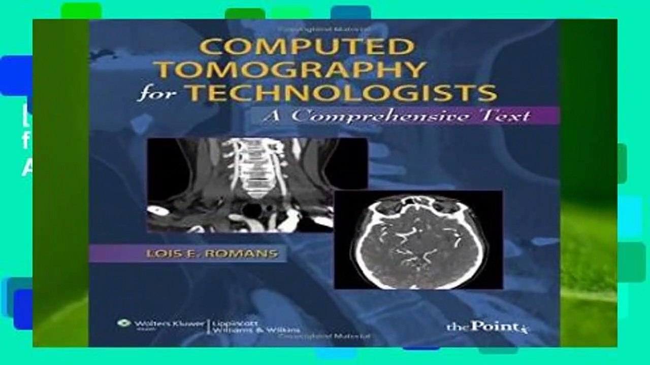 [Doc] Computed Tomography for Technologists: A Comprehensive Text ...