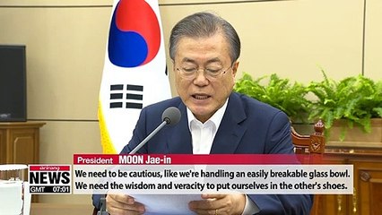 Dialogue with N. Korea can succeed when disturbing actions are avoided: Pres. Moon