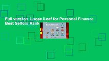 Full version  Loose Leaf for Personal Finance  Best Sellers Rank : #1