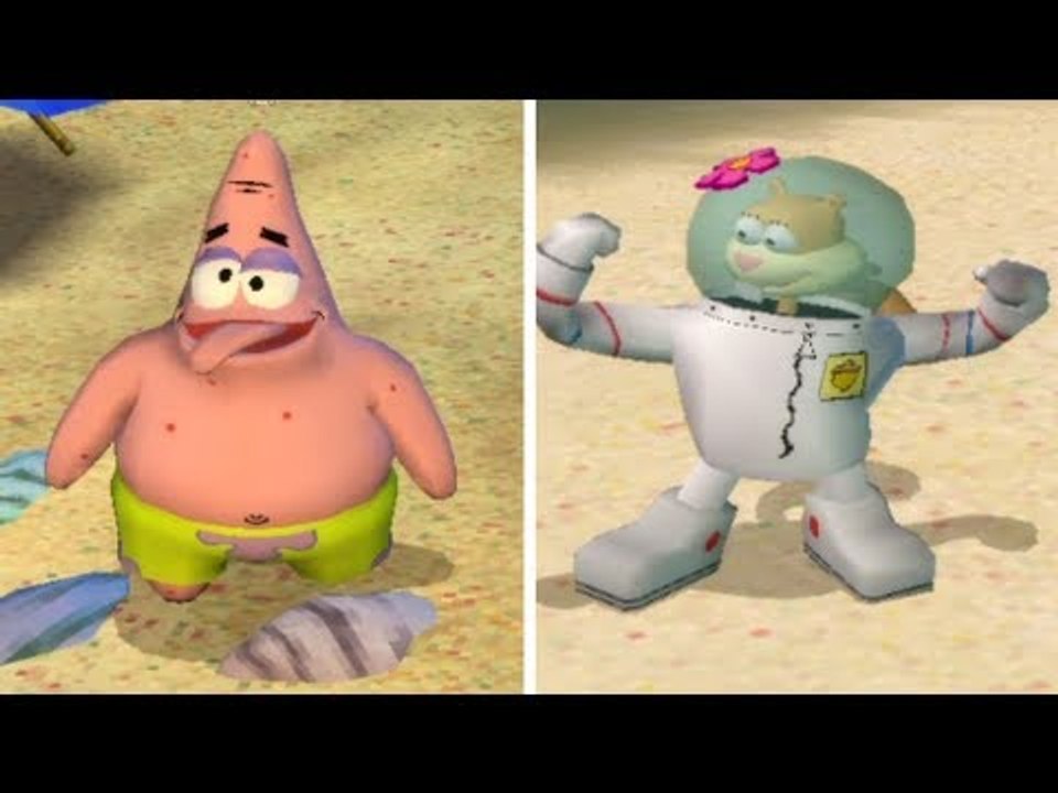 SpongeBob Battle for Bikini Bottom Idle Animations (Patrick & Sandy)