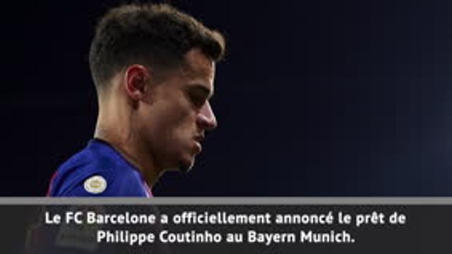 Transferts - Le Barça prête Coutinho au Bayern Munich