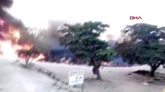 DHA DIŞ- Uganda'da petrol tankeri patladı 10 ölü