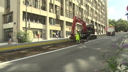 Affaissement de chaussée rue Belliard à Bruxelles: la circulation déviée