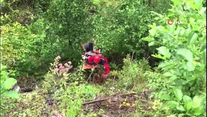 Mahsur kalan hayvanları böyle kurtardılar