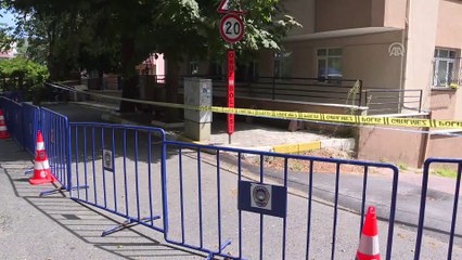 Sarıyer'de kolonları patlayan bina tahliye edildi - İSTANBUL