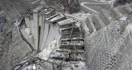 Yusufeli Barajı ve HES'te yüzde 70 oranında fiziki gerçekleşme sağlandı