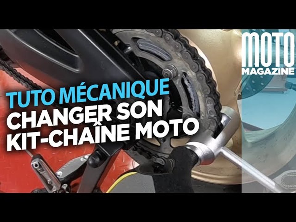 Changer son Kit chaine moto - Tuto Moto Magazine