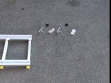 video des echelles aluminium de toit avec ses crochets