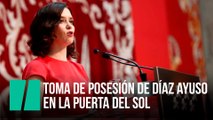 Toma de posesión de Isabel Díaz Ayuso en la Puerta del Sol