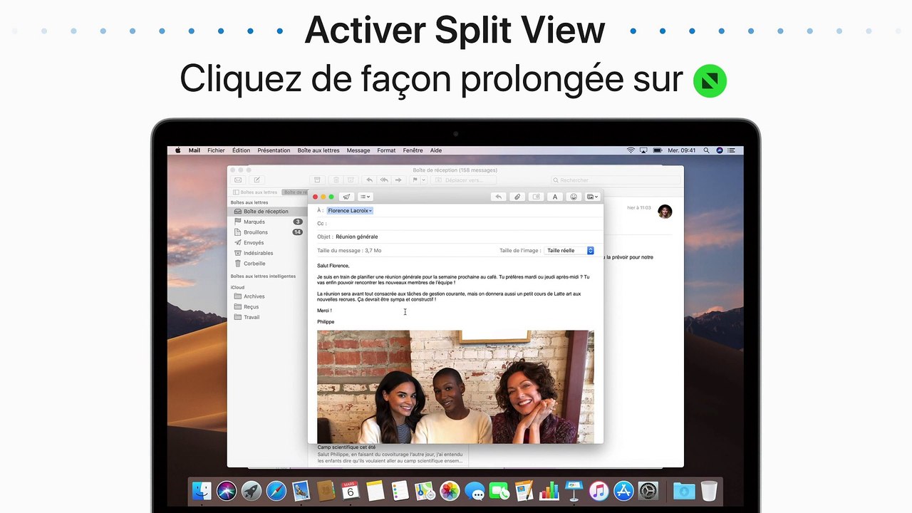 Utiliser Split View sur votre Mac – Assistance Apple