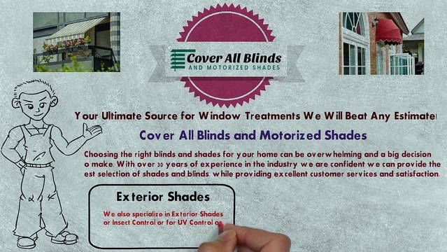 Short video presentation for Cover All Blinds And Motorized Shades