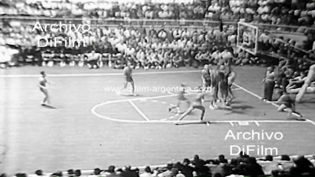 Basketball: USSR loses to USA - Olympic Games of Rome 1960