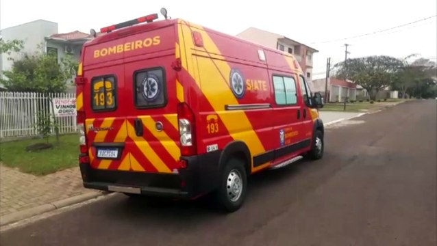 Idoso fica ferido ao cair de escada no Bairro Maria Luíza
