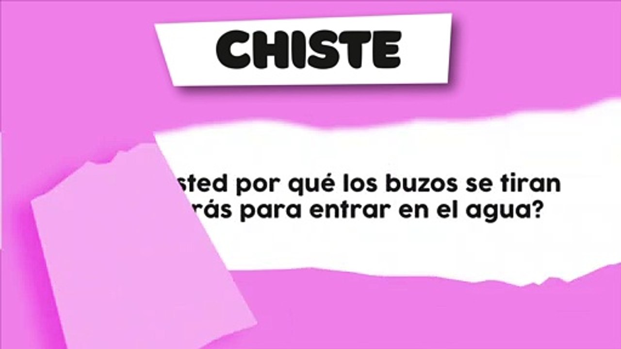 Chiste : ¡Al agua!