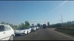 Punimet në urë kthehen në makth për shoferët/ 15 km radhë mjetesh në Vorë- Fushë Krujë