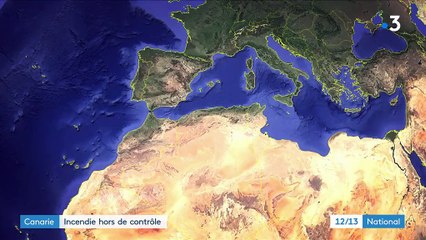 Espagne : un incendie hors de contrôle aux Canaries