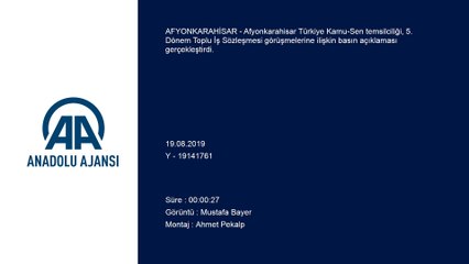 5. Dönem toplu iş sözleşmesi görüşmeleri - AFYONKARAHİSAR