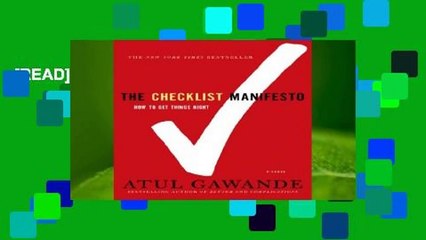 [READ] Checklist Manifesto