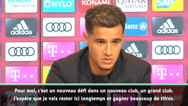 Bayern - Coutinho : Barcelone est du passé, je veux rester longtemps ici