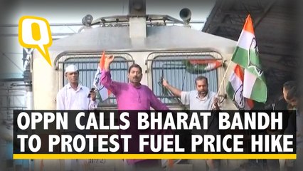 Download Video: Bharat Bandh: Protests Against Fuel Price Hike Flare Up