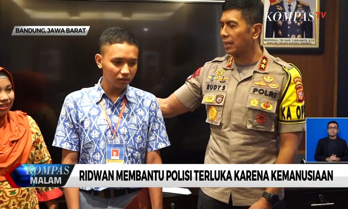 Polda Jabar Beri Penghargaan Ridwan Siswa Penolong Polisi
