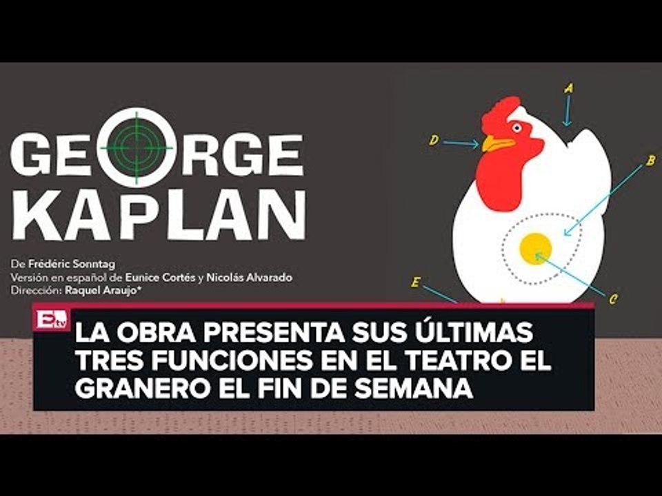 Antonio Peña presenta la obra de teatro 'George Kaplan'