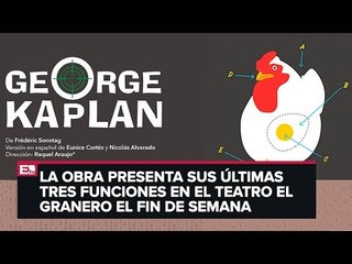 Antonio Peña presenta la obra de teatro 'George Kaplan'