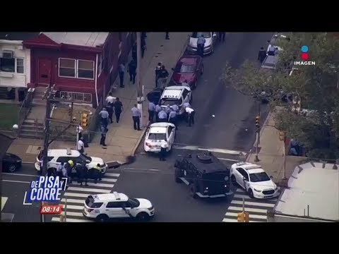Policías heridos durante nuevo tiroteo en Filadelfia, EUA | De Pisa y Corre