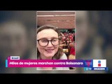 Miles de mujeres indígenas marchan en protesta contra el presidente Jair Bolsonaro | Yuriria Sierra