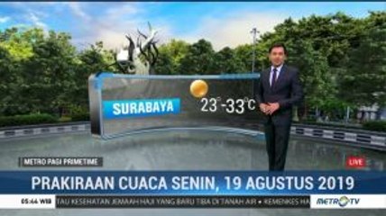 Prakiraan Cuaca Senin, 19 Agustus 2019