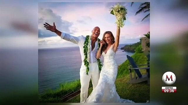 Dwayne Johnson y Lauren Hashian se casan en Hawai