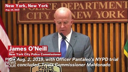 NYPD Fires Officer Daniel Pantaleo For Chokehold In Eric Garner's Death