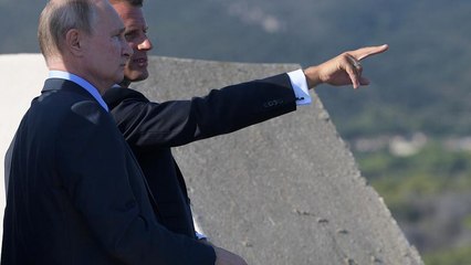 Macron-Putyin találkozó a G7-csúcs előtt