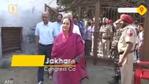 Congress Candidate Visit Polling Booth