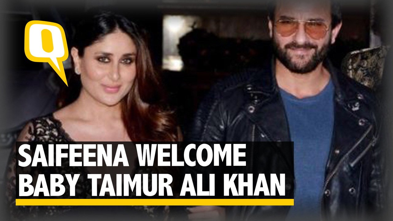 The Quint: Saif & Kareena Have a Boy; Name Him Taimur Ali Khan