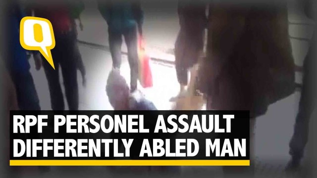Caught on Cam: Differently Abled Man Thrashed By RPF Personnel