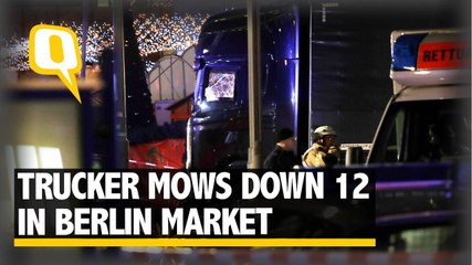 Trucker Mows Down12 in Suspected Terror Attack in Berlin Market