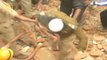 Girl child rescued from Ejipura building collapse site in Bengaluru.