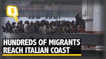 Hundreds of Sub-Saharan Migrants Arrive at the Coast of Italy