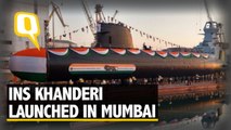 The Quint: Second Kalvari-Class Submarine INS Khanderi Launched
