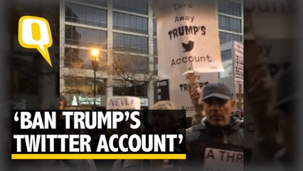 Download Video: The Quint: Protesters Demand Ban on Trump’s Twitter Account