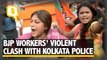Violence Mars BJP Workers’ Clash with Kolkata Police