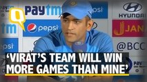 “Virat’s Team Will Win More Matches Than Mine,” Says MS Dhoni