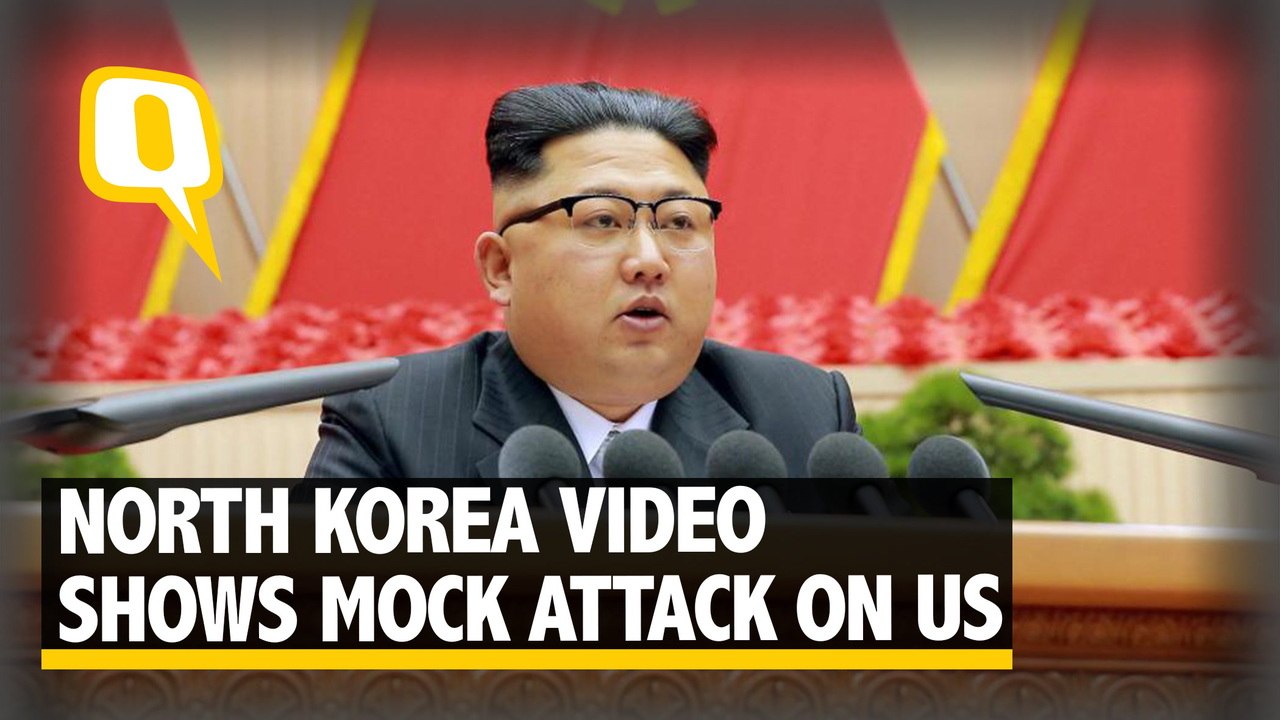 The Quint: North Korean mock-up birthday video shows missiles blowing up US