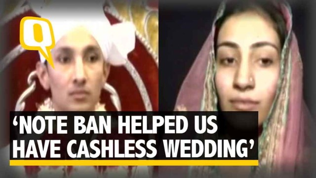 The Quint: Cash Crunch Post Note Ban Helps Surat Couple Have Cashless Wedding