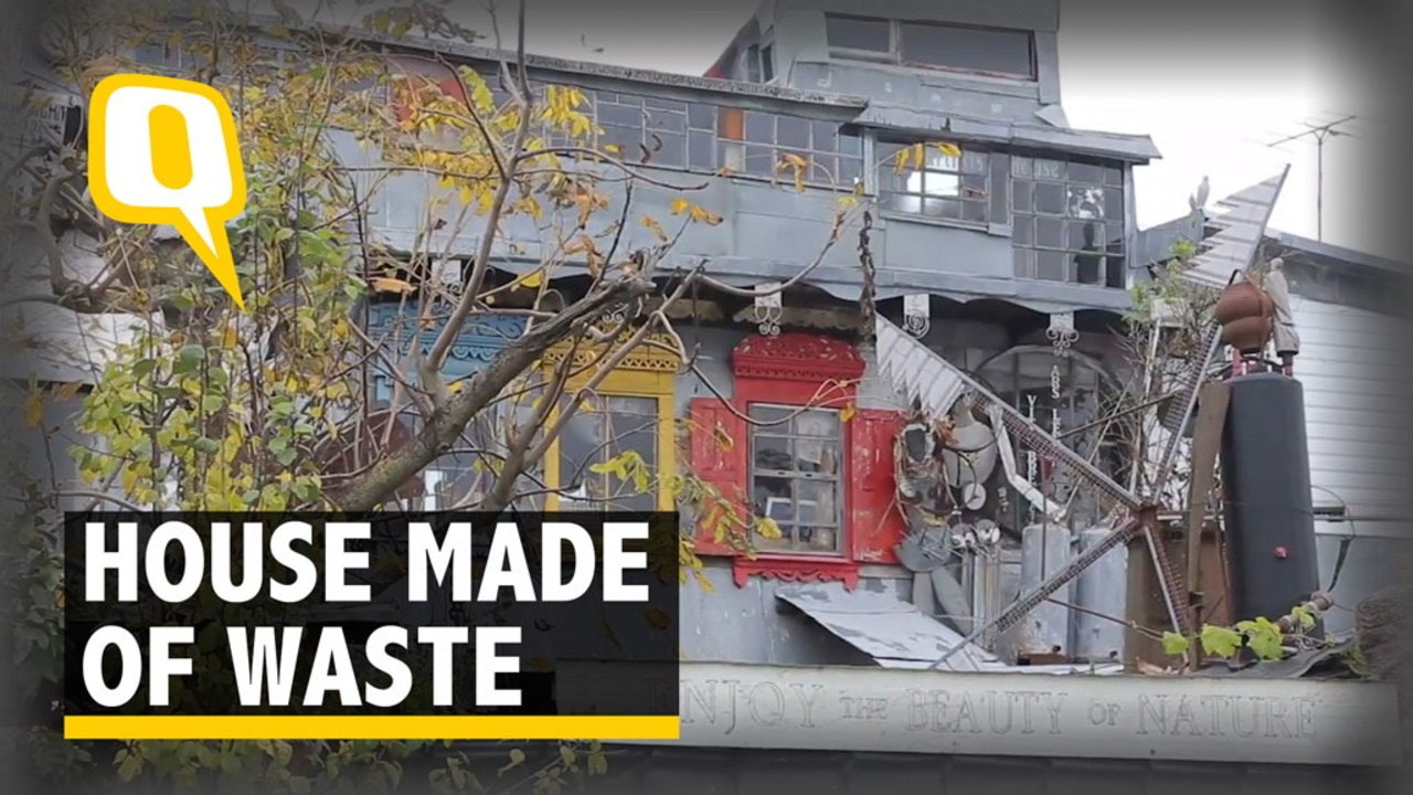 Welcome to This ‘Rubbish House’ Made Using Discarded Items